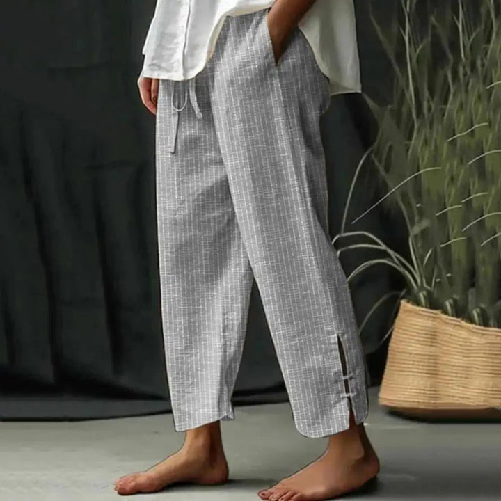 Fioravelle - Pantalon texturé coupe ample