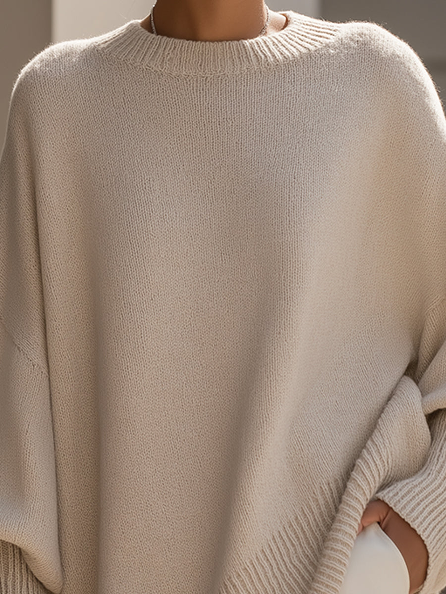 Ashlyn - Pull oversize au toucher doux