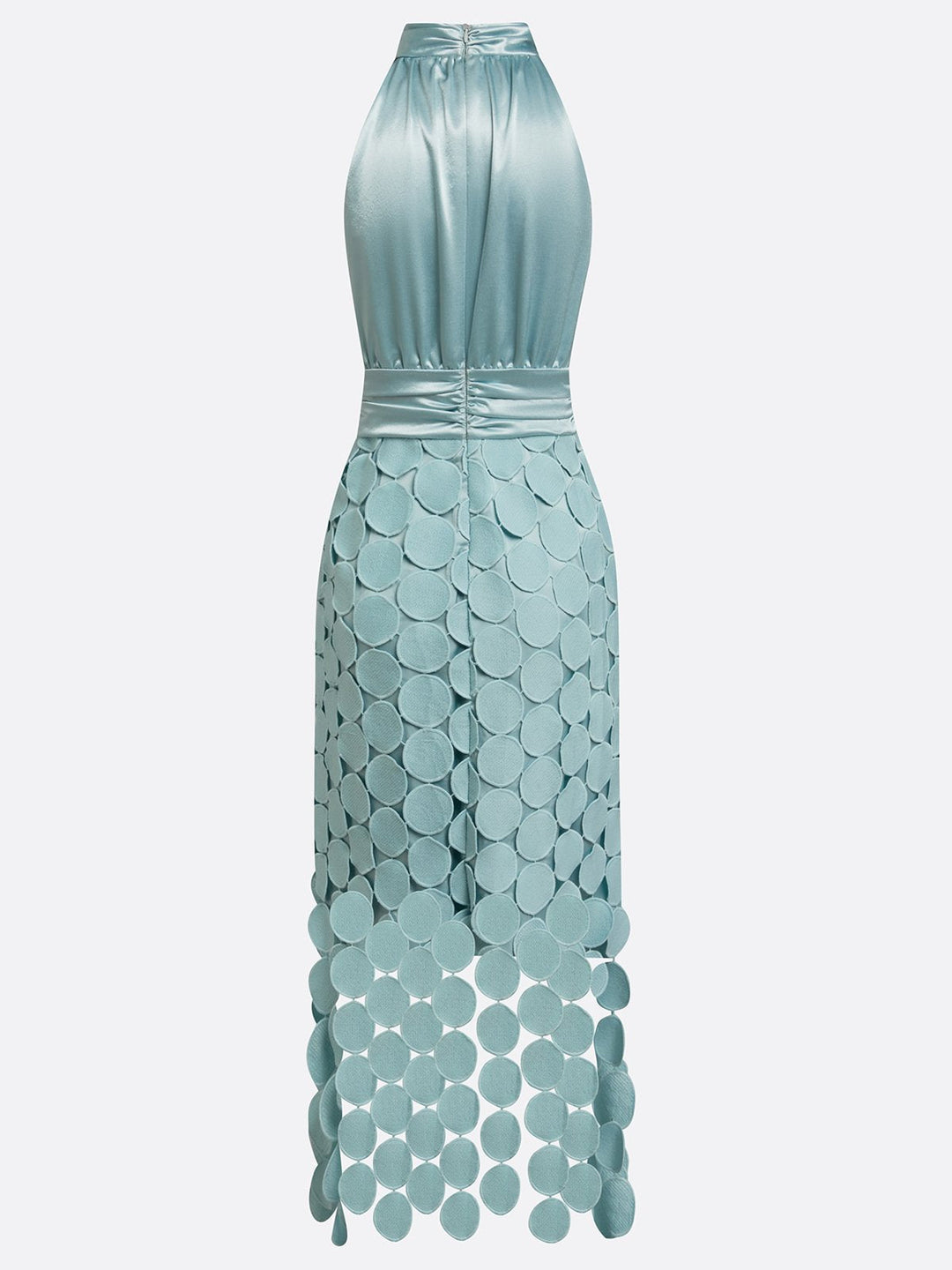 Kateline - Robe midi de luxe à col américain