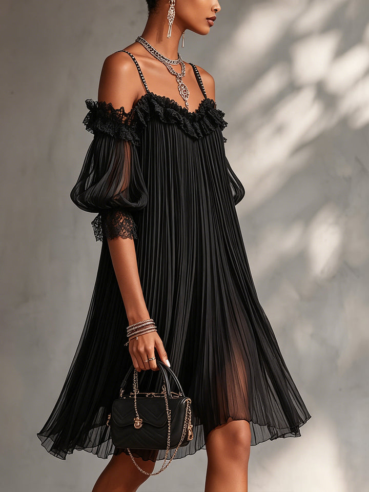 Leorina - Mini-robe élégante à bretelles