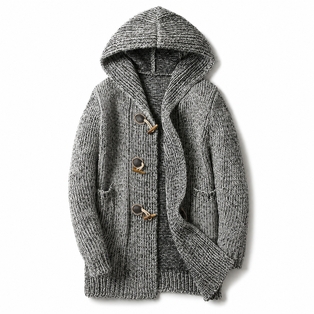 Raevan - Cardigan à capuche doux au toucher