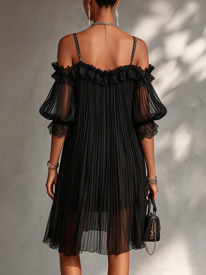 Leorina - Mini-robe élégante à bretelles
