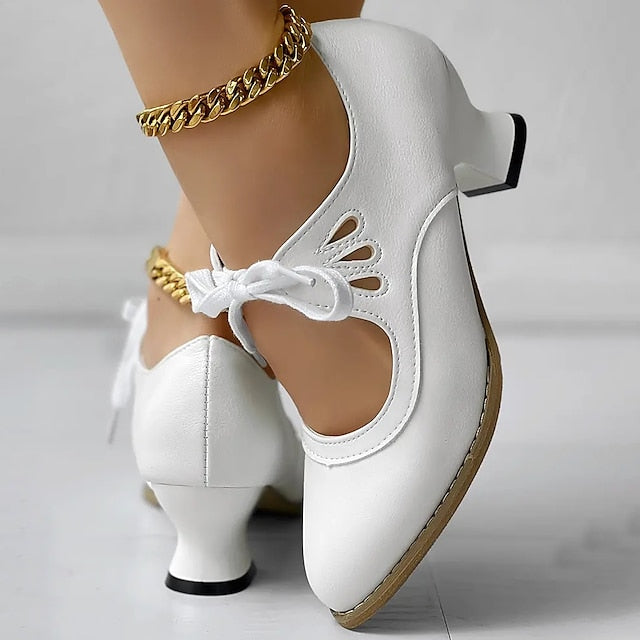 Veralyn - Escarpins à lacets vintage