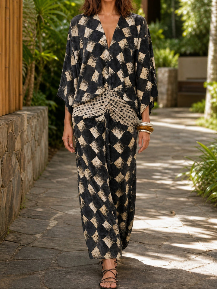 Elysette - Robe longue au toucher doux