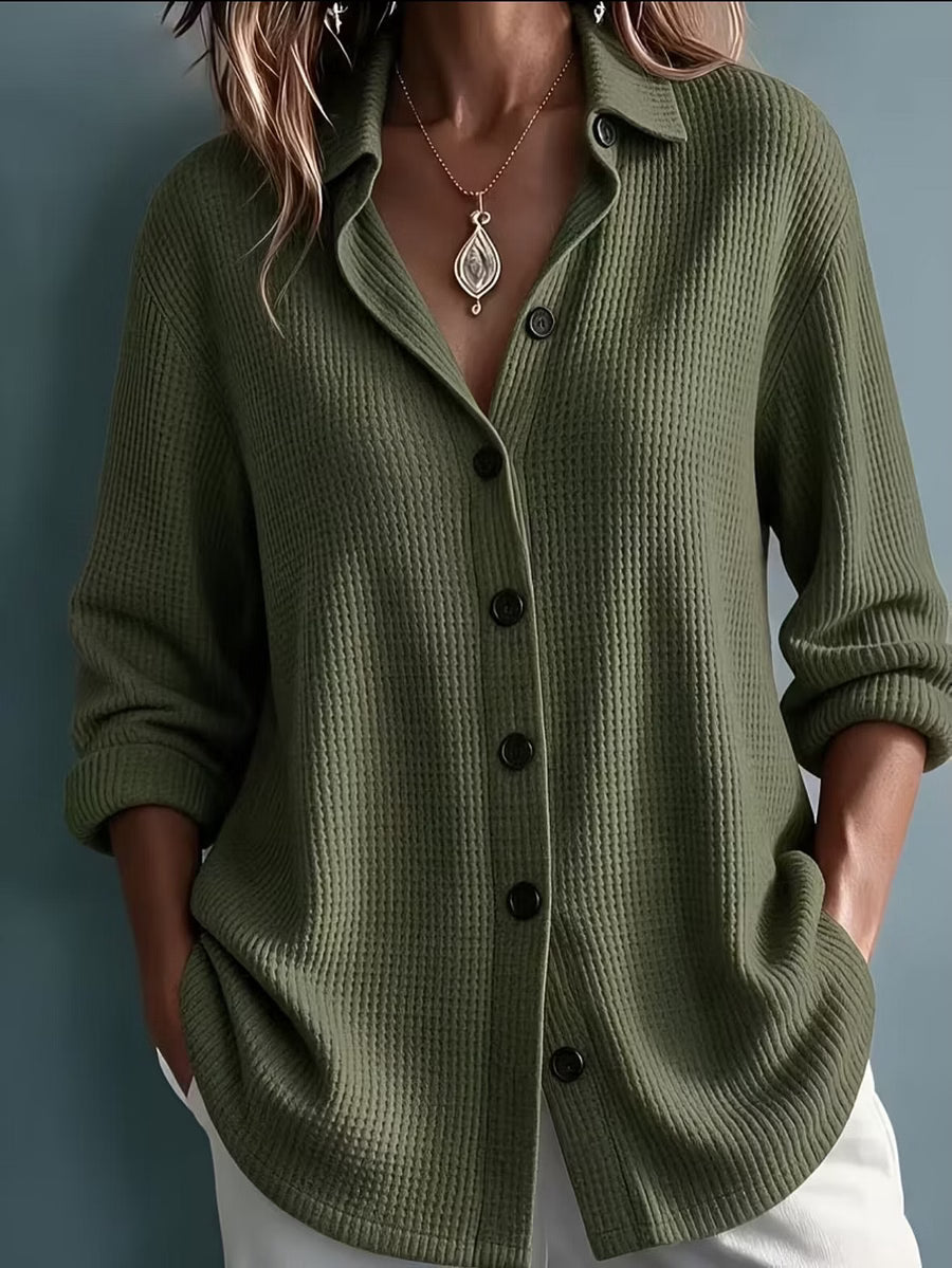 Imelda - Blouse à manches longues au toucher doux
