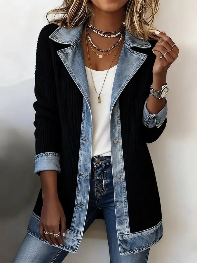 Zyrelle - Cardigan en maille à boutons, coupe décontractée