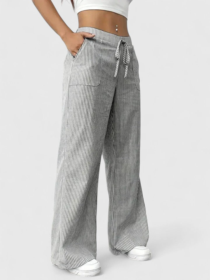 Chelsea - Pantalon à taille coulissée au toucher doux