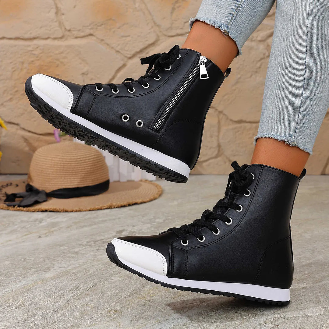 Deloriane - Bottines lacées décontractées