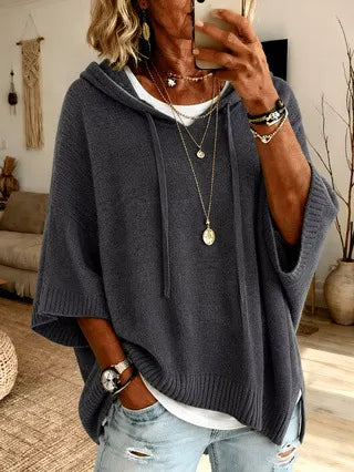 Celandria - Sweat à capuche oversize au toucher doux