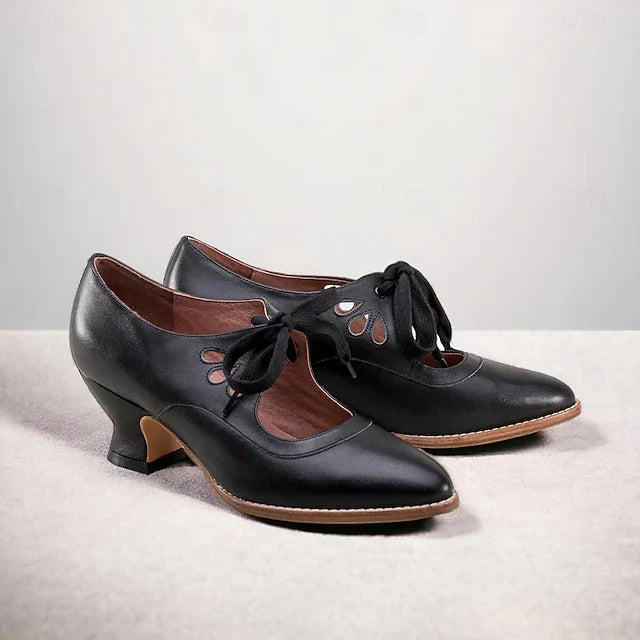 Veralyn - Escarpins à lacets vintage