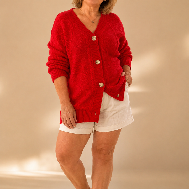 Halcyon - Cardigan en maille boutonné au toucher doux