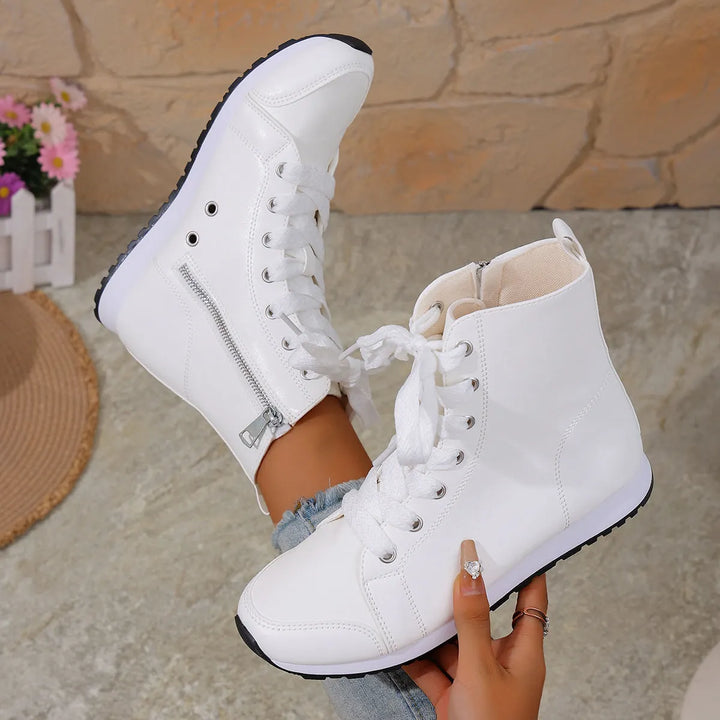 Deloriane - Bottines lacées décontractées