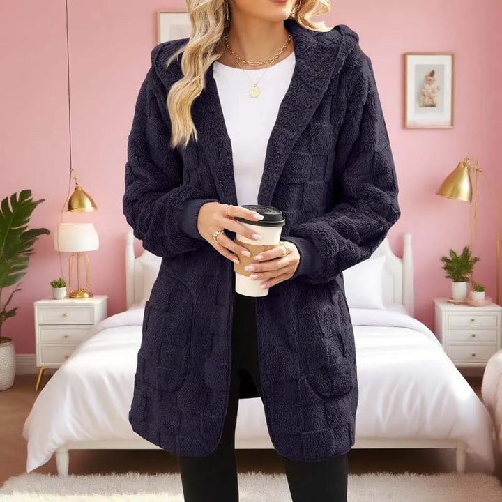 Zinnabelle - Cardigan à capuche effet peluche