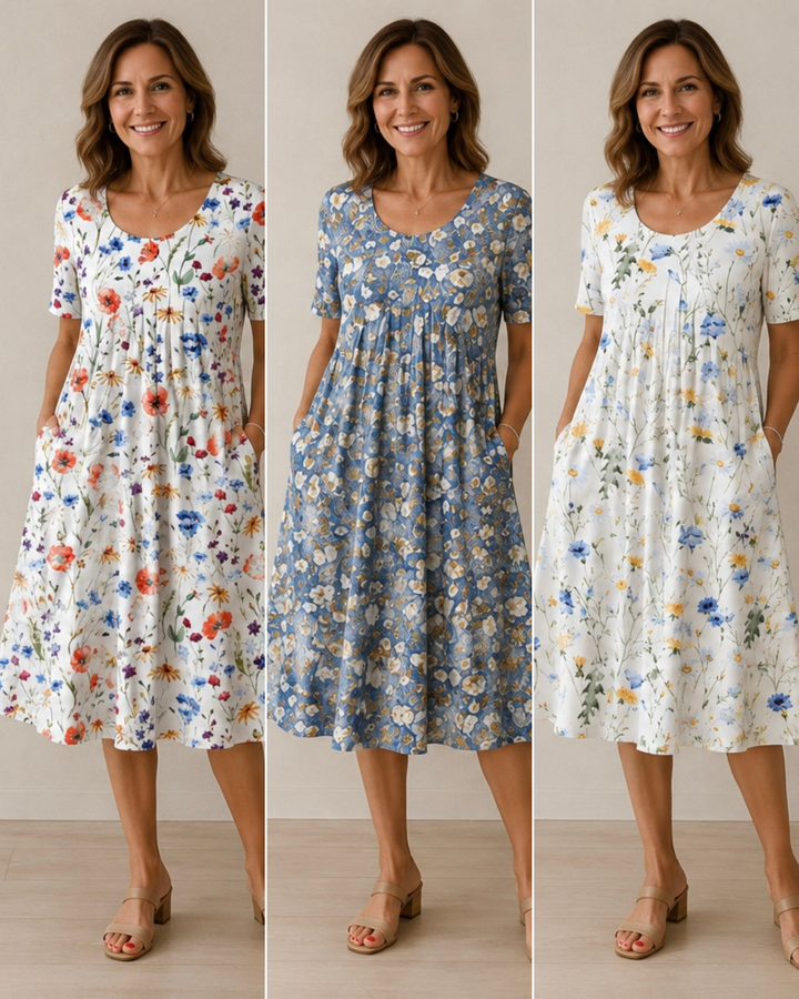 Ailith - Robe drapée au toucher doux