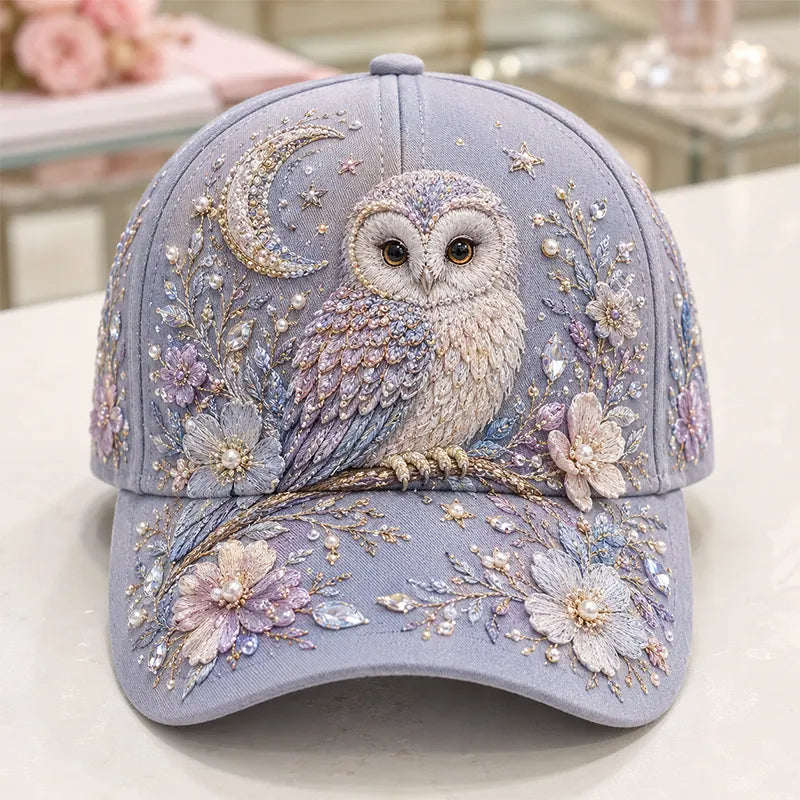 Arlena - Casquette à motif équestre avec détail floral