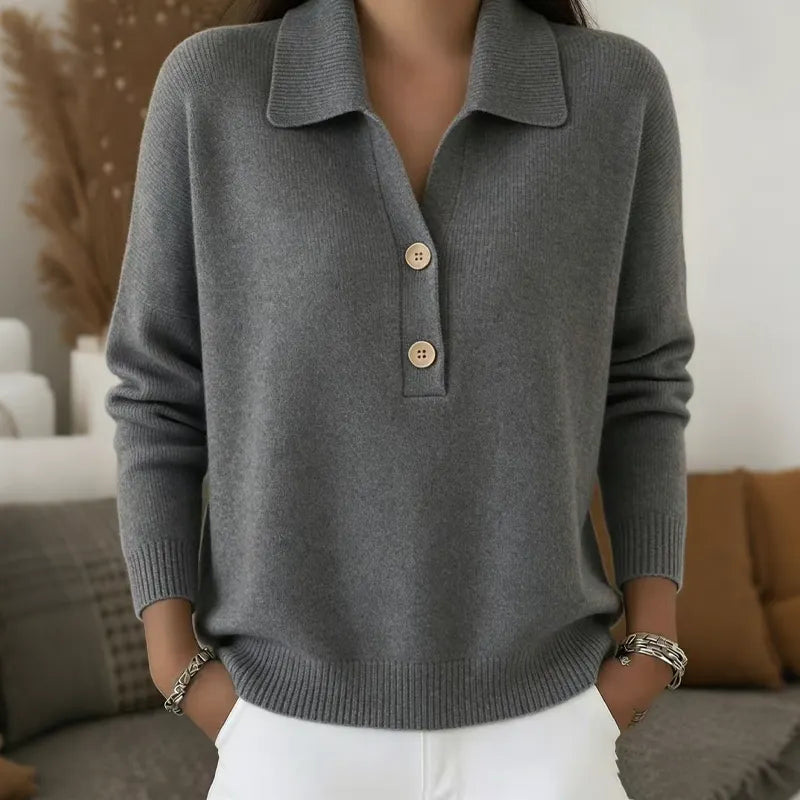 Belisara - Pull col V doux au toucher