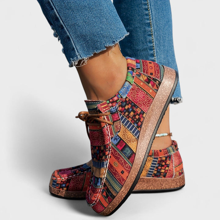 Valenique - Sneakers confortables aux coloris vifs