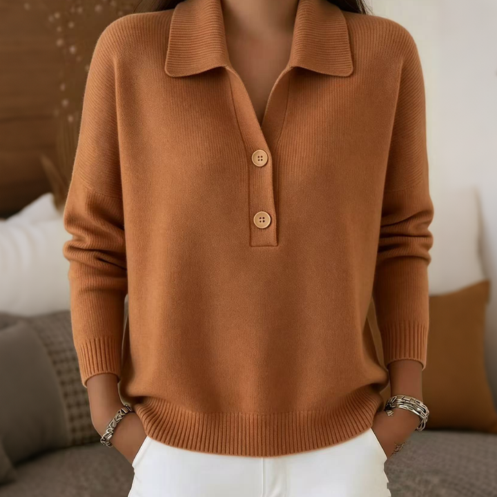 Belisara - Pull col V doux au toucher