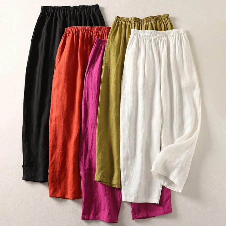 Giselora - Pantalon fluide en lin