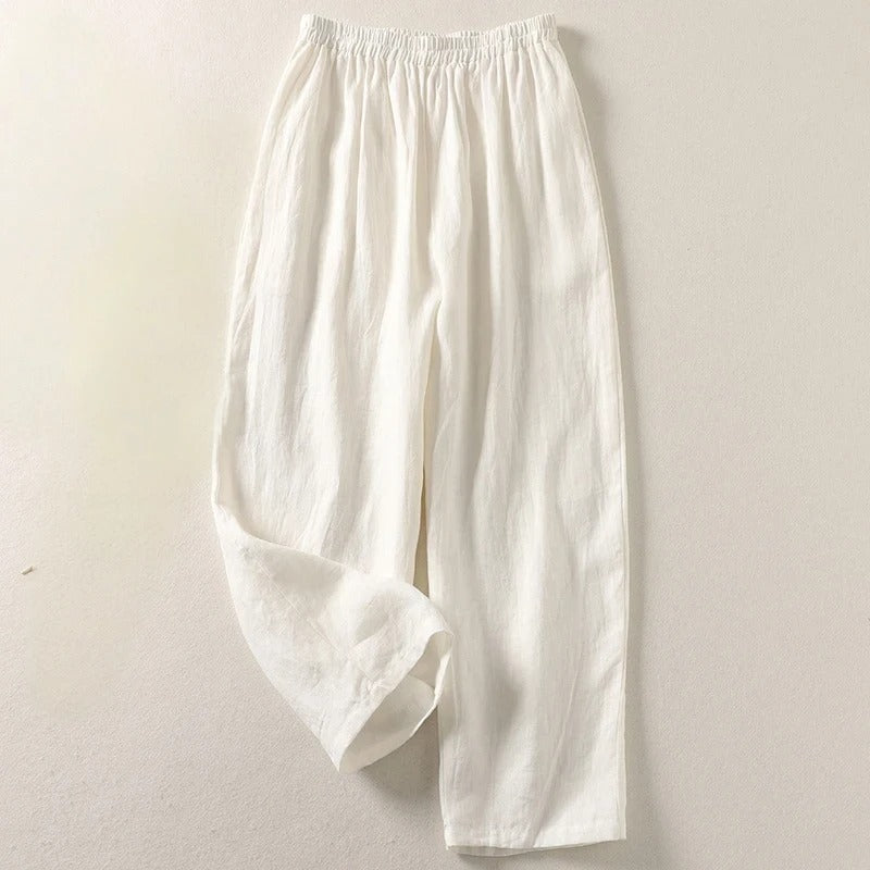 Giselora - Pantalon fluide en lin