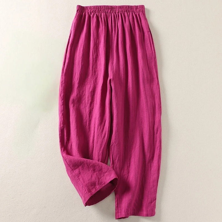 Giselora - Pantalon fluide en lin