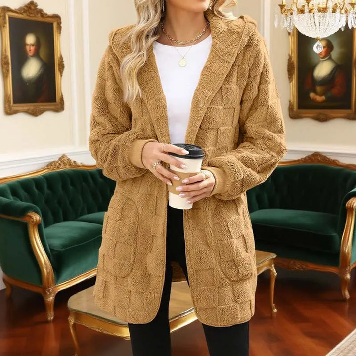 Zinnabelle - Cardigan à capuche effet peluche