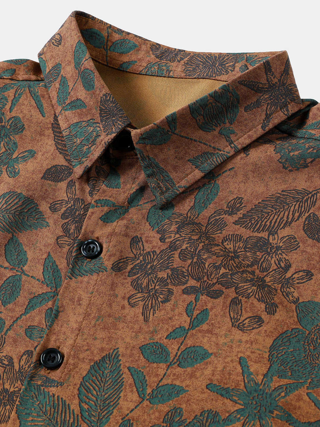Leoric - Chemise manches courtes légère à motif fleuri