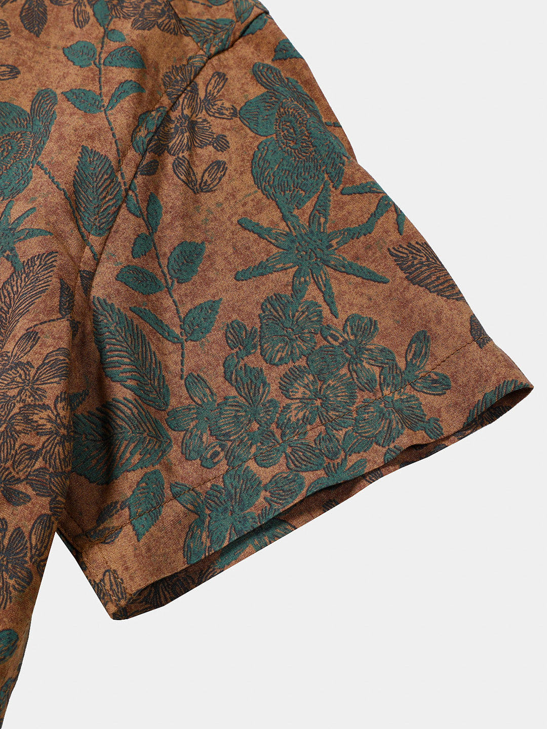 Leoric - Chemise manches courtes légère à motif fleuri