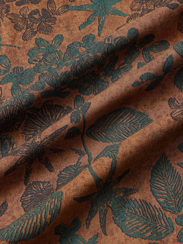 Leoric - Chemise manches courtes légère à motif fleuri