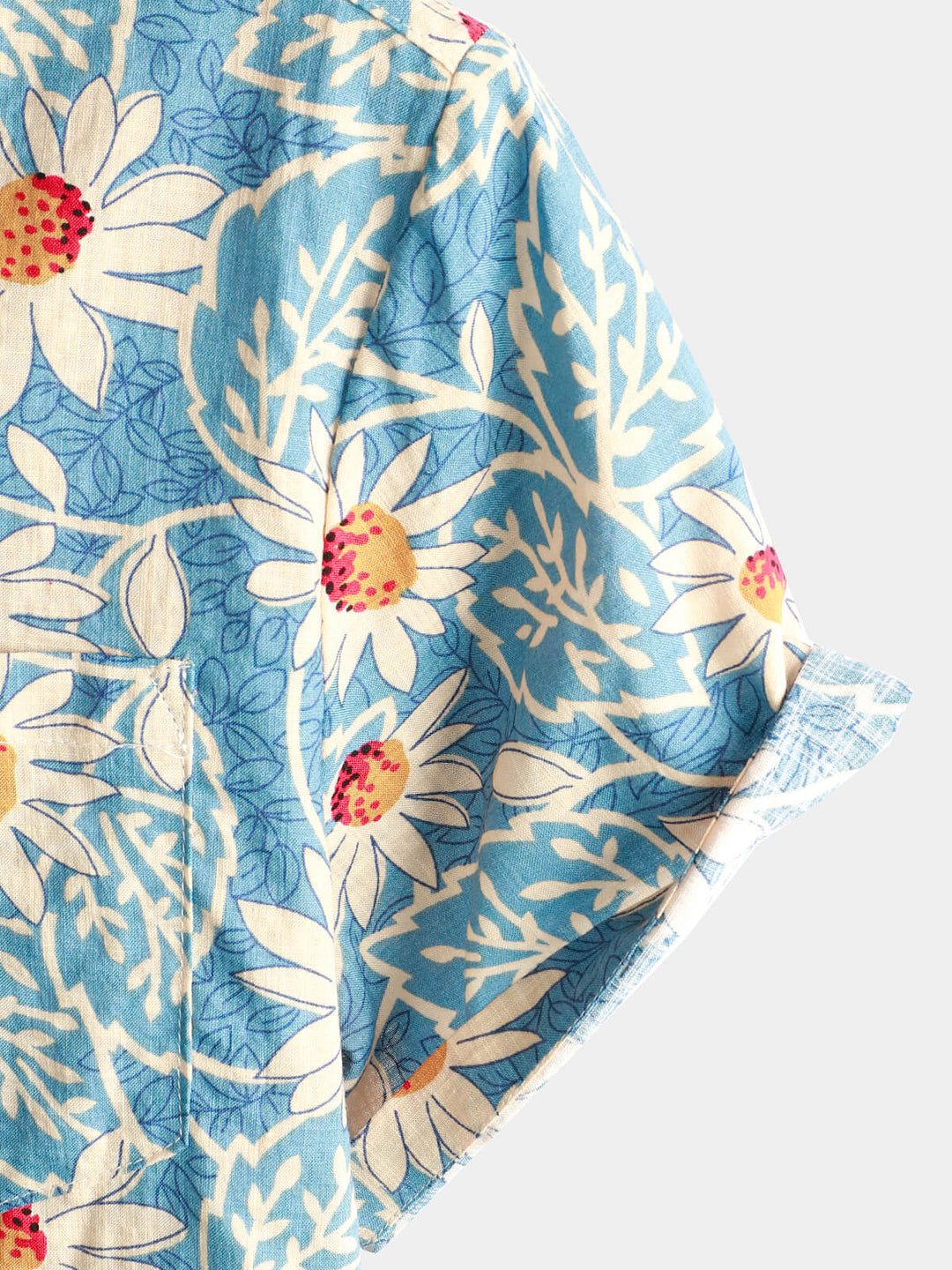 Leoric - Chemise manches courtes légère à motif fleuri