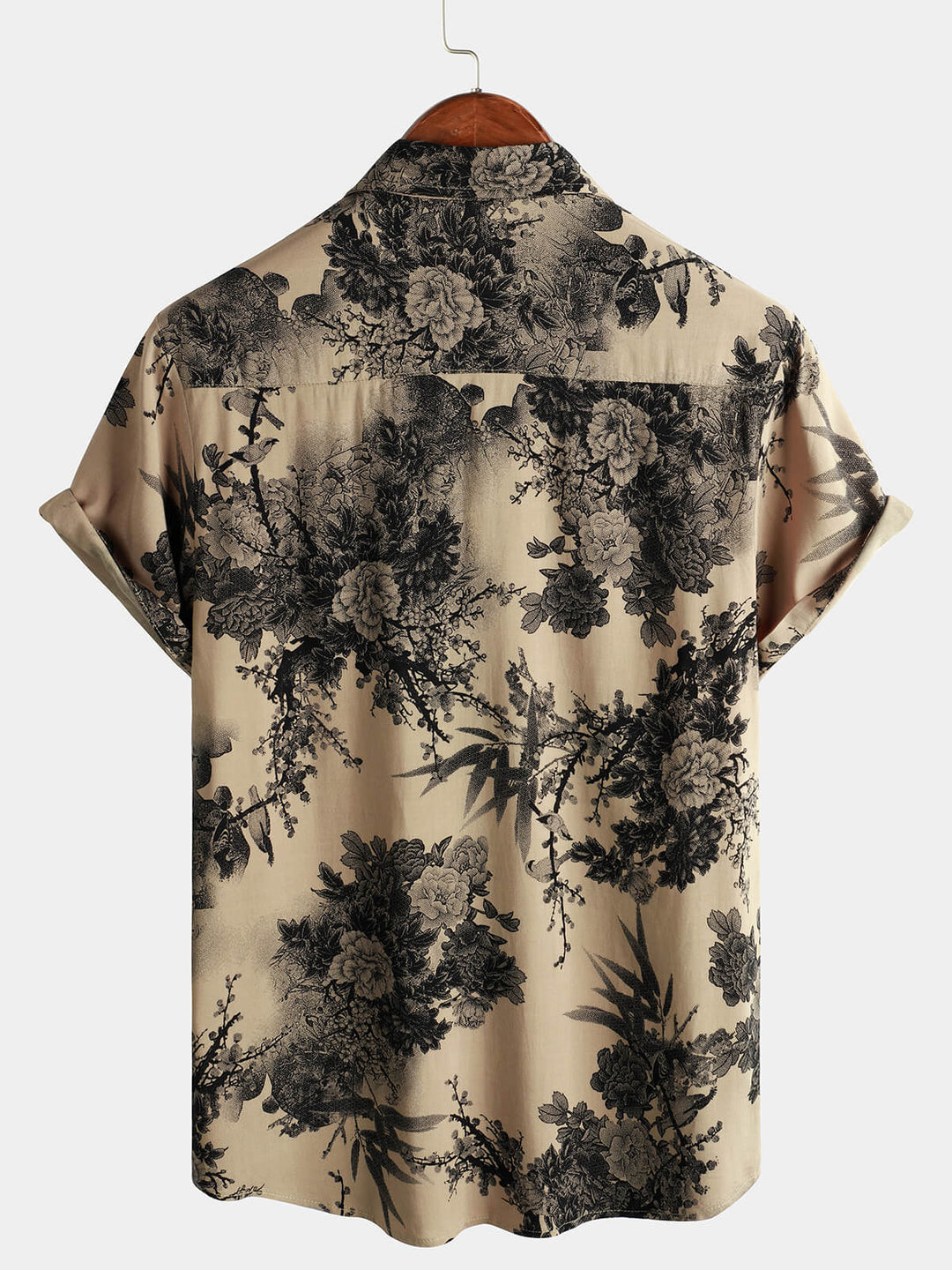 Leoric - Chemise manches courtes légère à motif fleuri