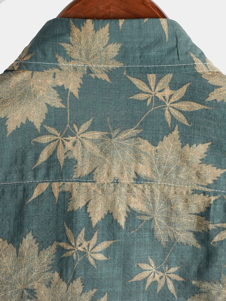 Leoric - Chemise manches courtes légère à motif fleuri