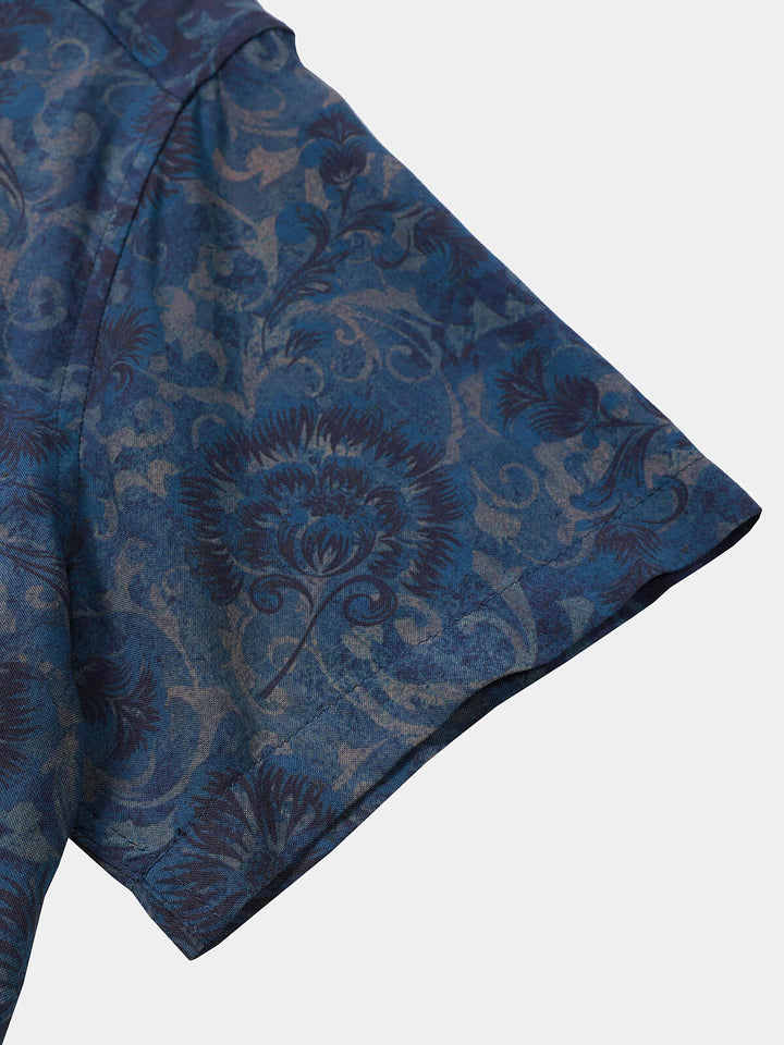 Leoric - Chemise manches courtes légère à motif fleuri