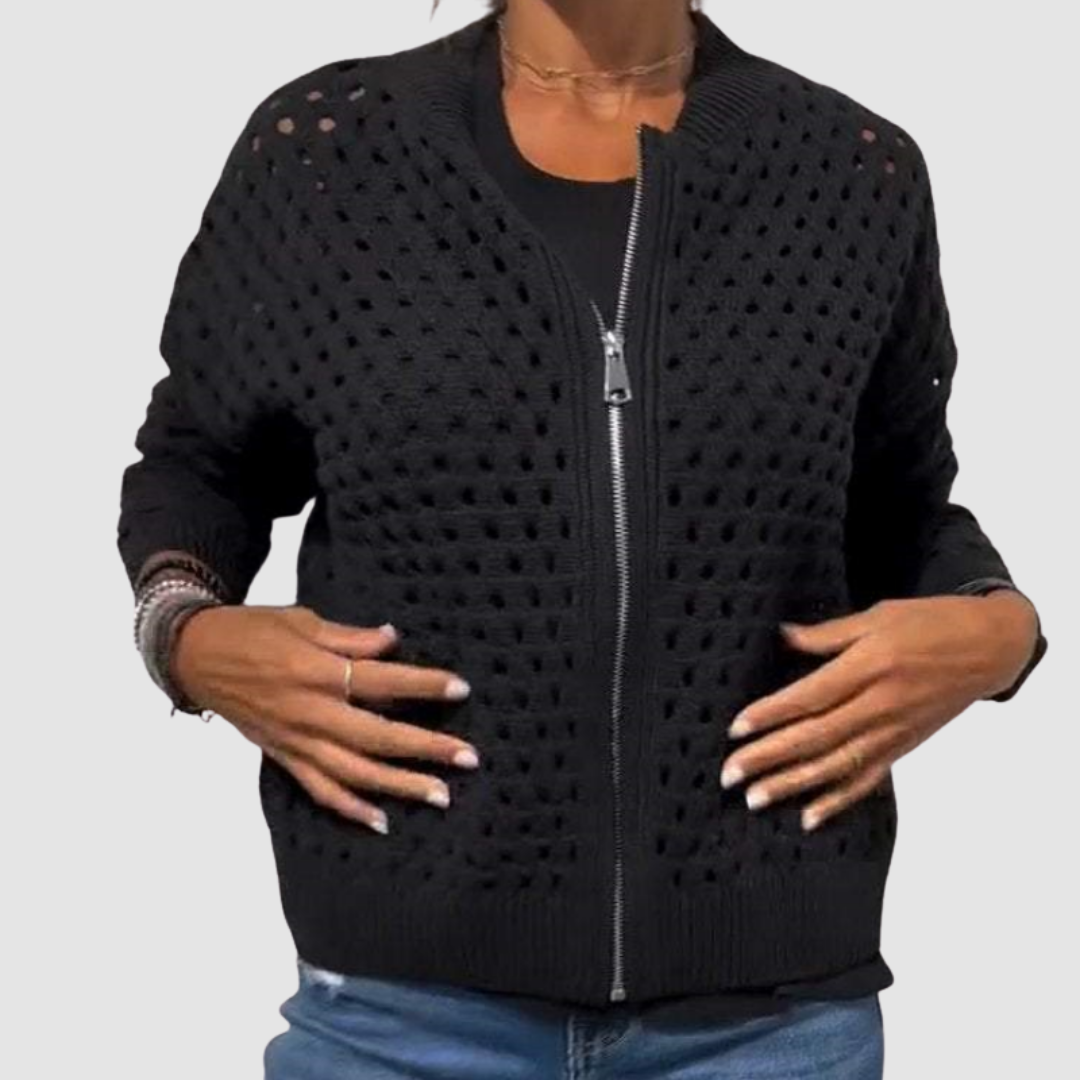 Kaelina - Gilet zippé au toucher doux