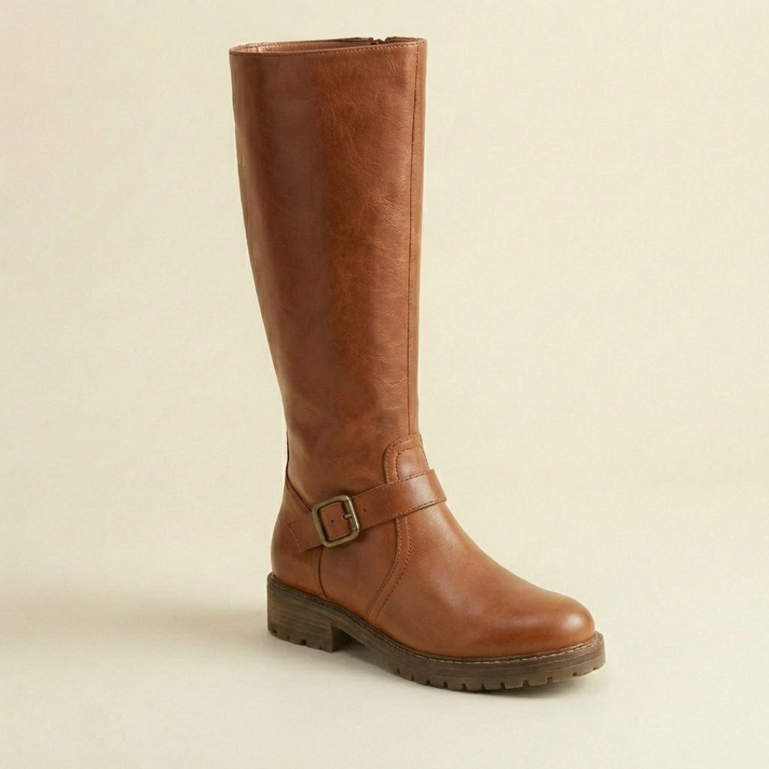 Estera - Bottes à talon bloc à double zip