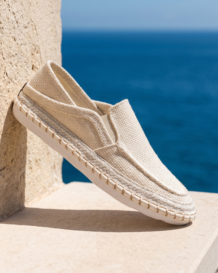 Falkner - Espadrilles à enfiler texturées