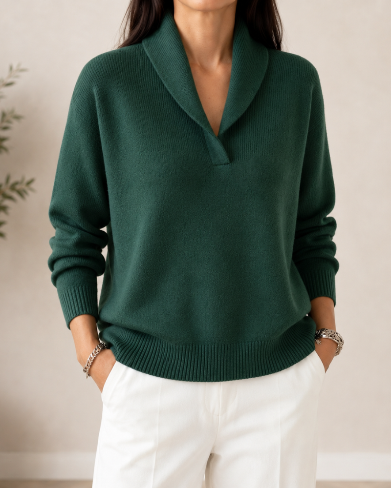 Amandina - Pull col V doux au toucher