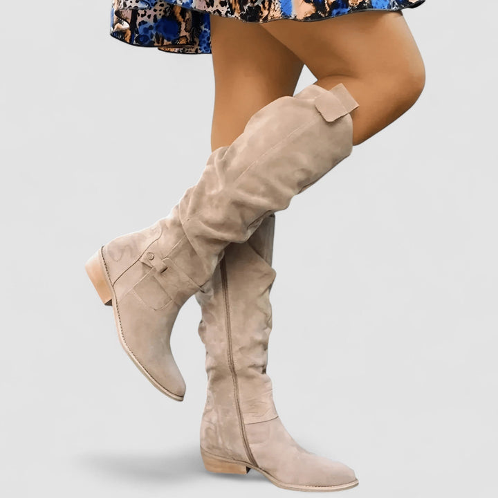 Mirellora - Bottes western à chaussant confortable