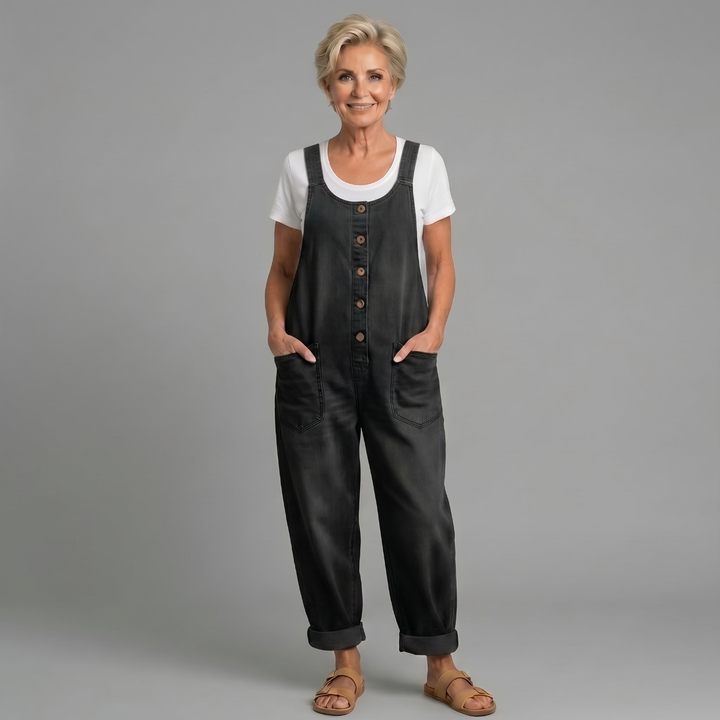 Rowella - Salopette à jambe large au toucher doux