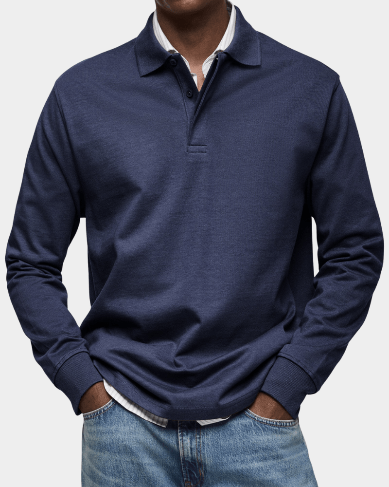 Taevan - Polo en maille texturée