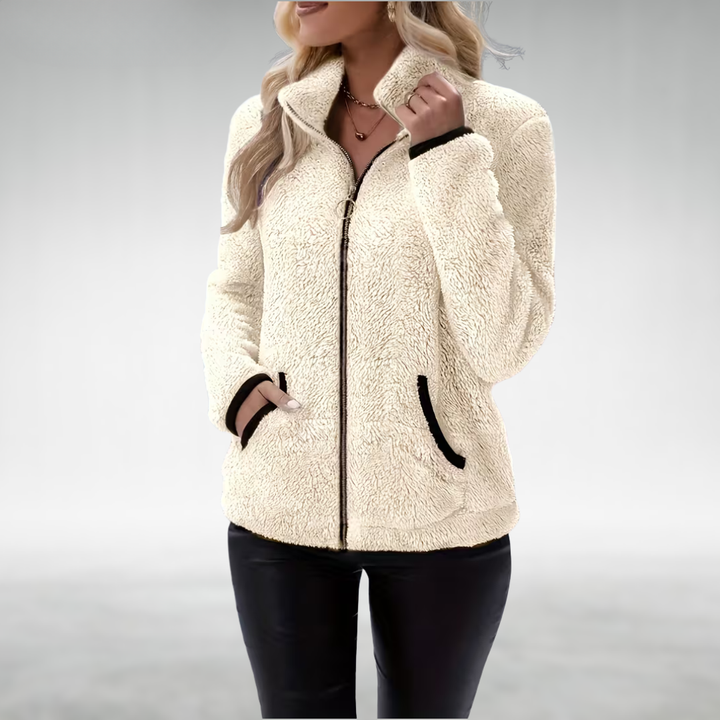 Zafrielle - Veste zippée au toucher doux