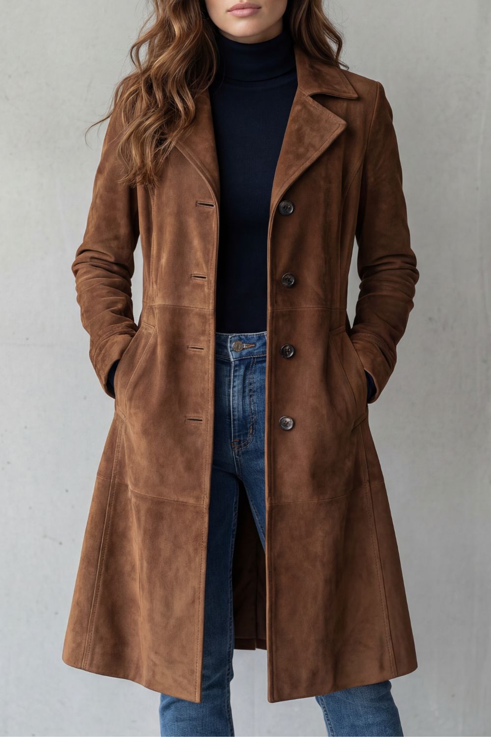 Arlene - Manteau long cintré