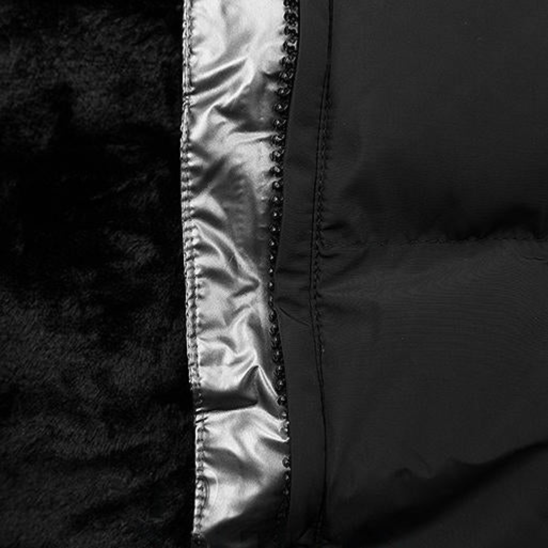 Leni - Manteau matelassé à capuche, doublé et chaud