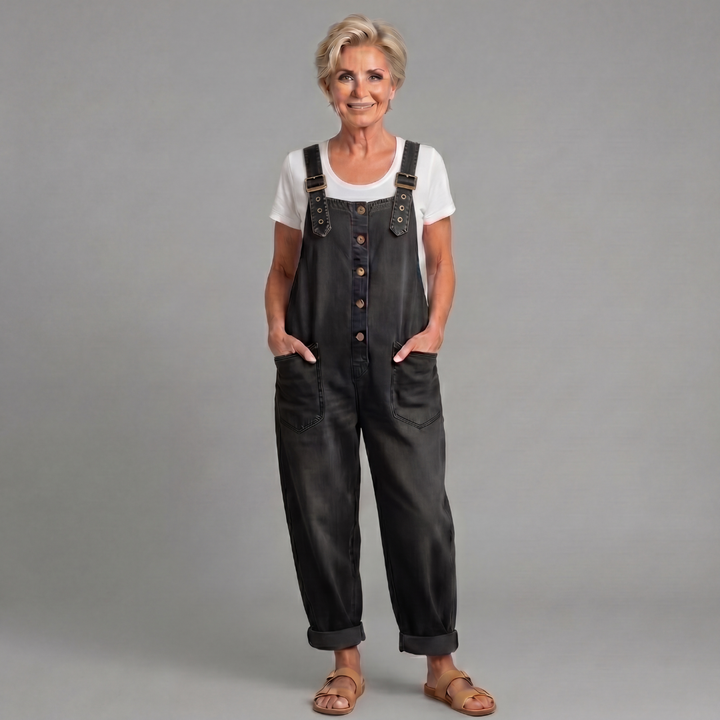 Rowella - Salopette à jambe large au toucher doux