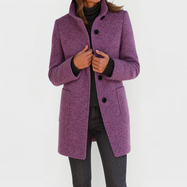 Elanique - Manteau ajusté au toucher doux