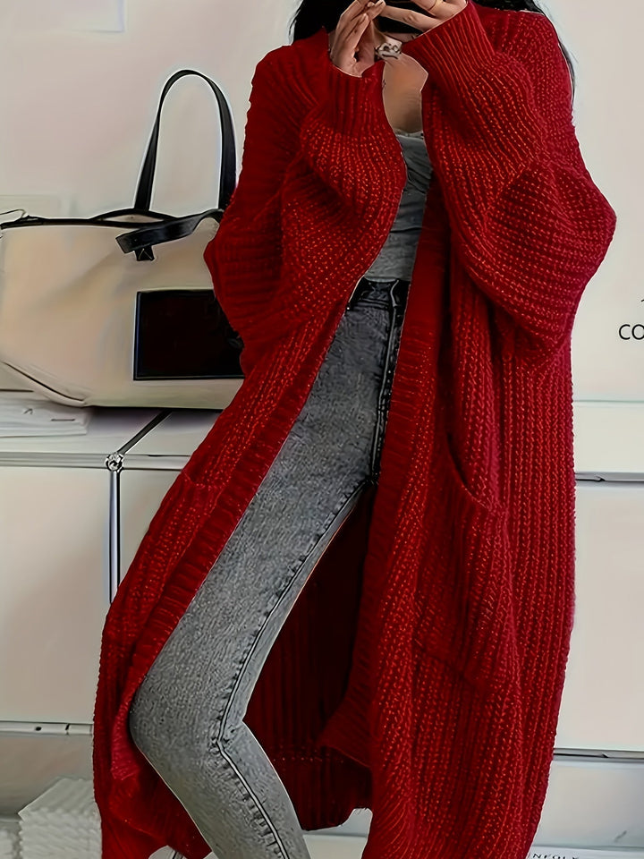 Rosalienne - Cardigan long doux au toucher