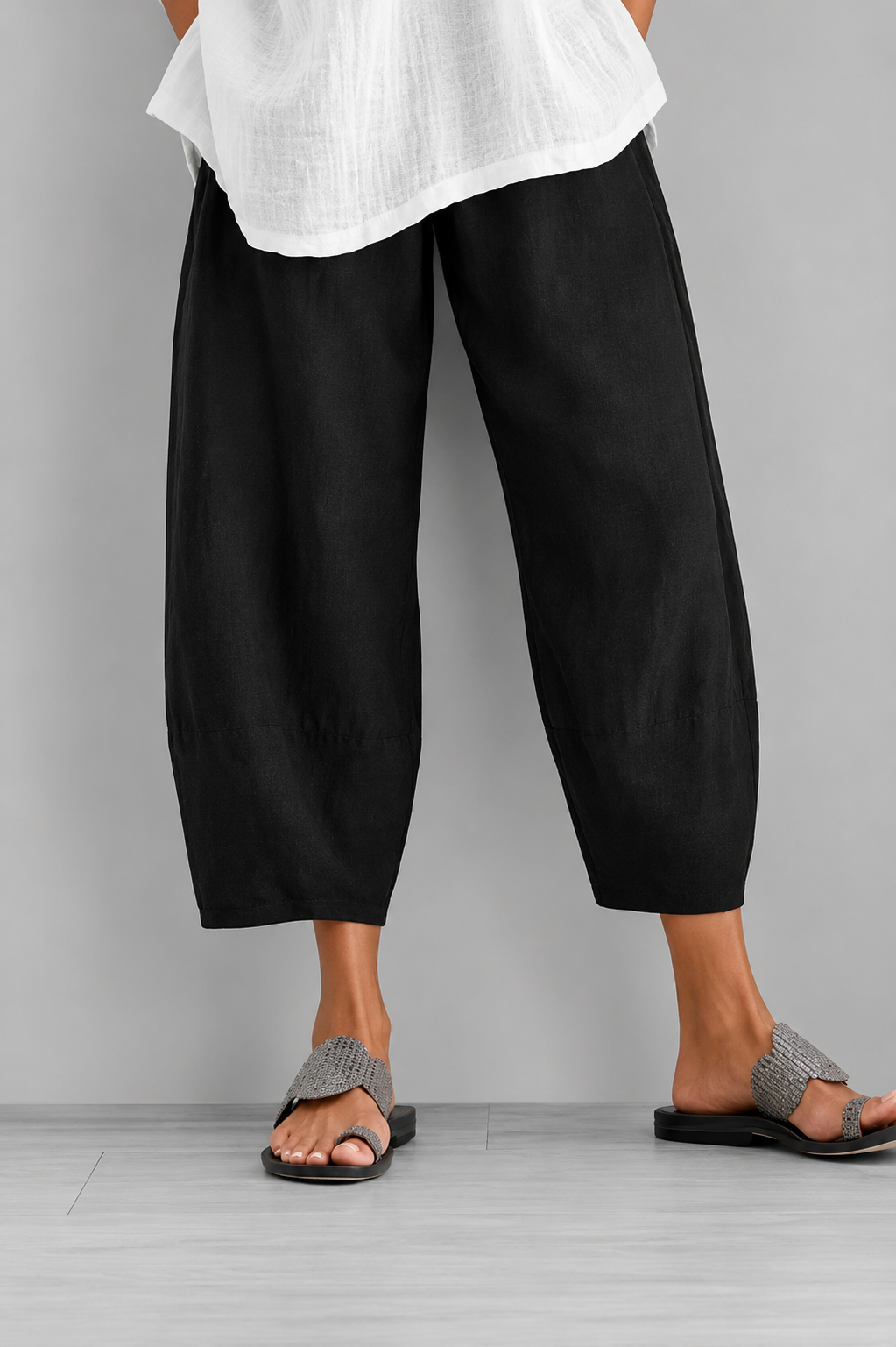 Eulorine - Pantalon large au toucher doux