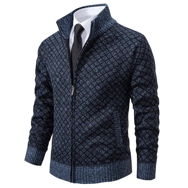 Aris - Cardigan zippé à motifs