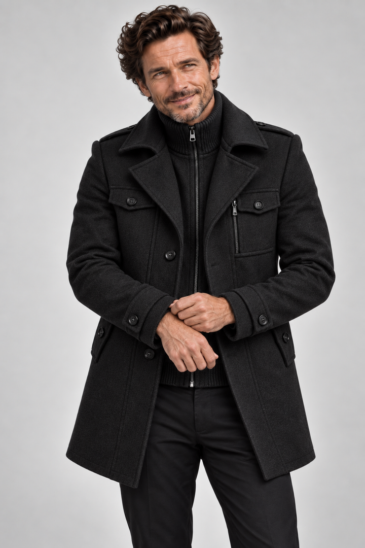 Ivan - Manteau long croisé