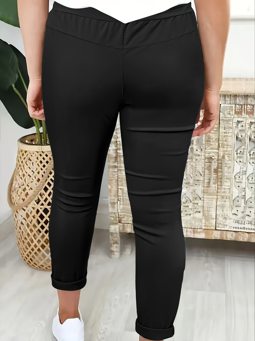 Tansy - Pantalon ajusté stretch à cordon de serrage